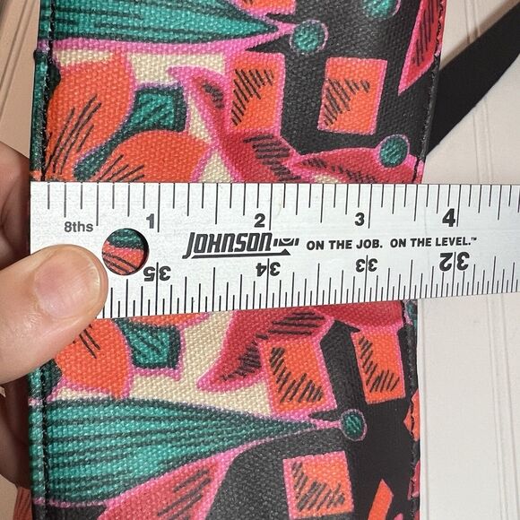 Fossil Bag Womens Multicolor Floral Crossbody Messenger Bag - Picture 12 of 16